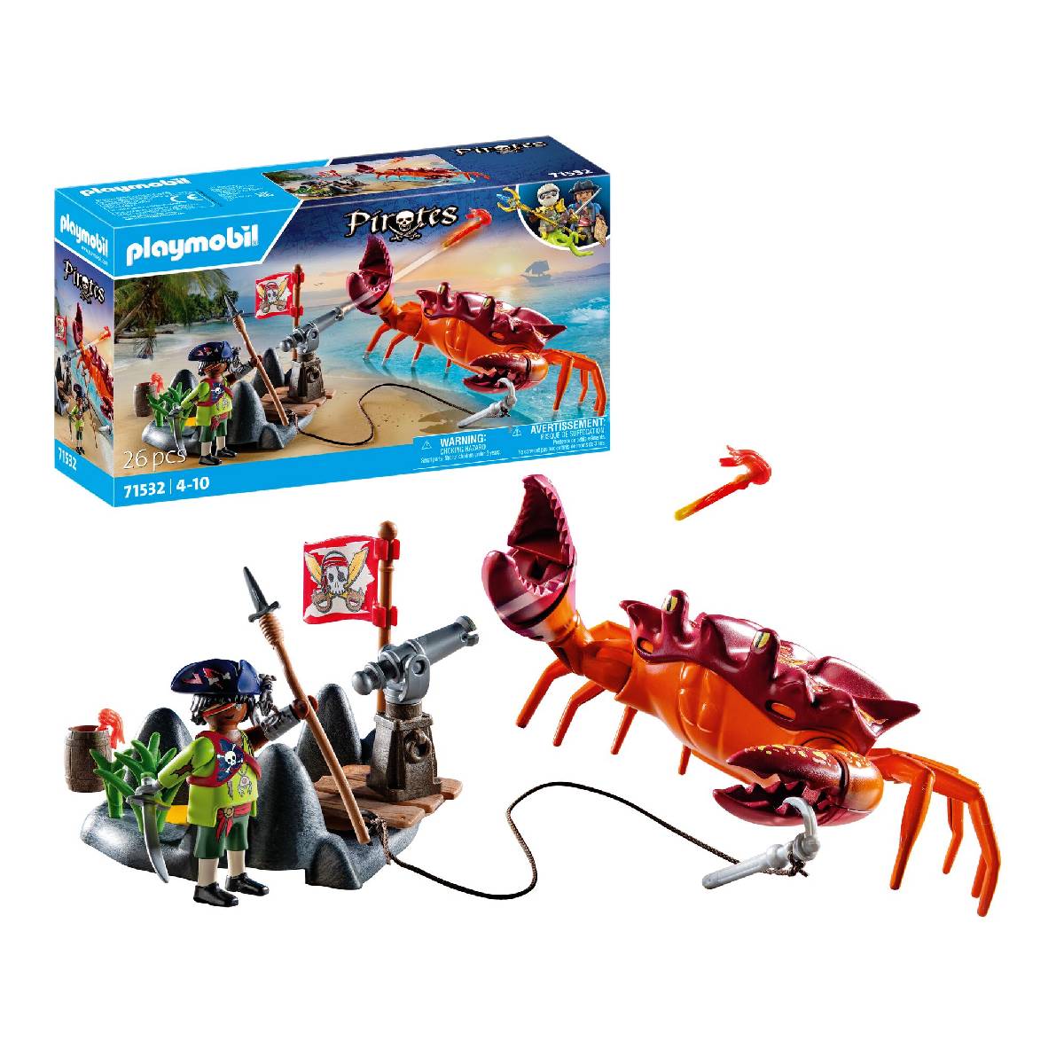Batalla Con El Cangrejo Gigante Playmobil image number null