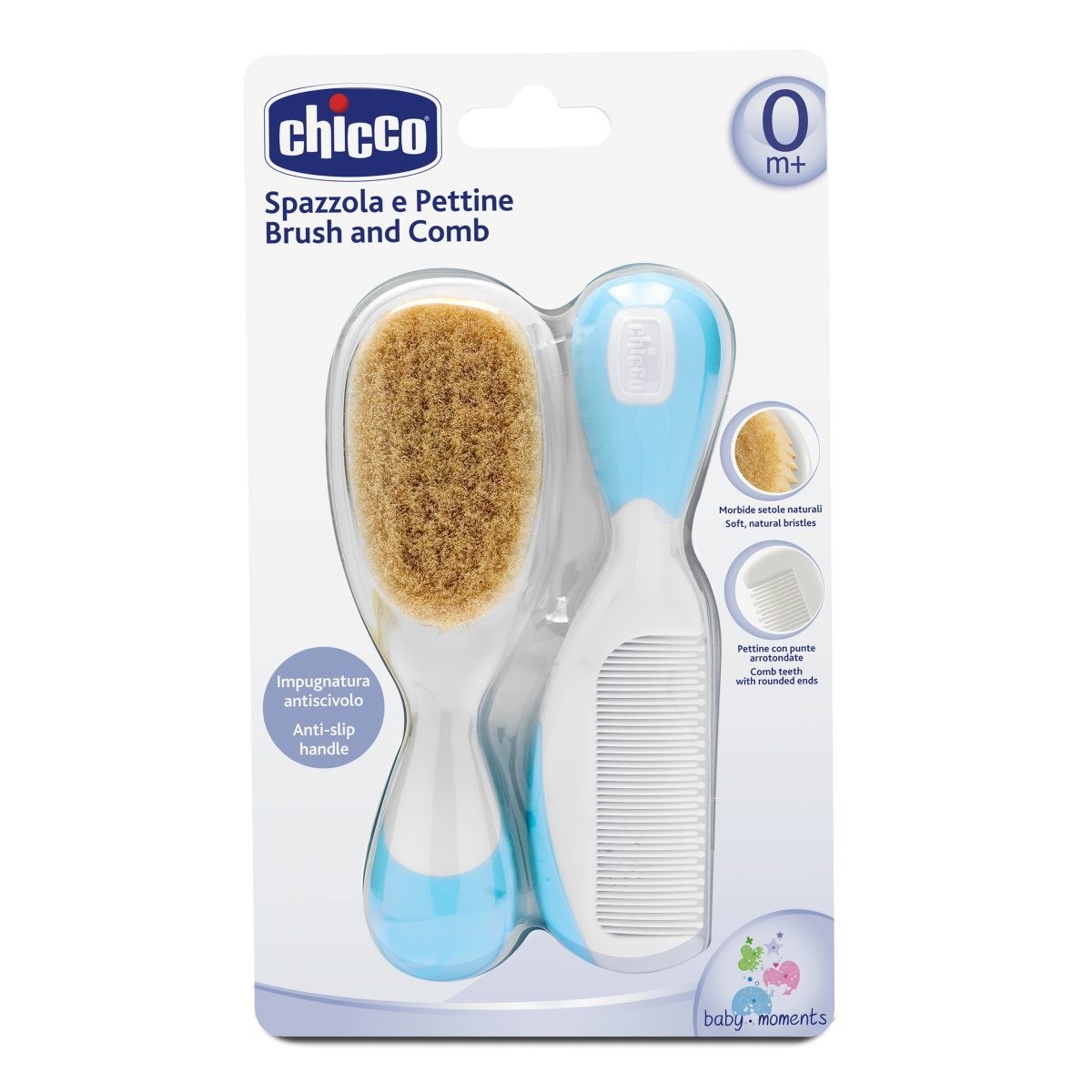 Cepillo y Peine Azul Chicco image number null