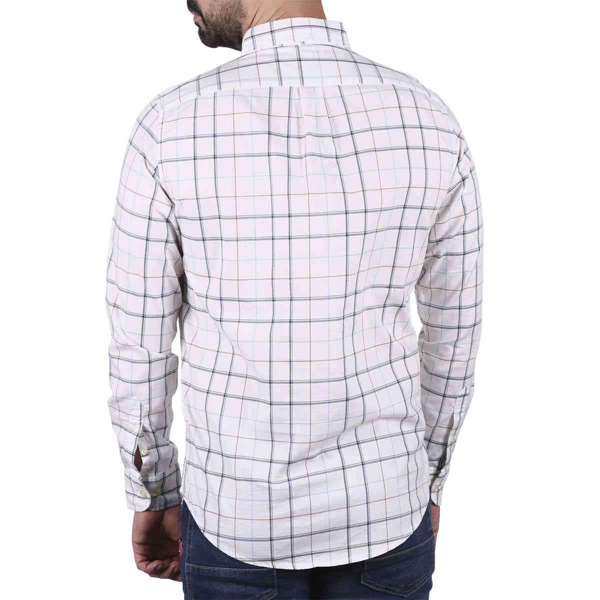 Camisa Algod&oacute;n L&iacute;neas Entrelazadas J. OPUS para Hombre image number null