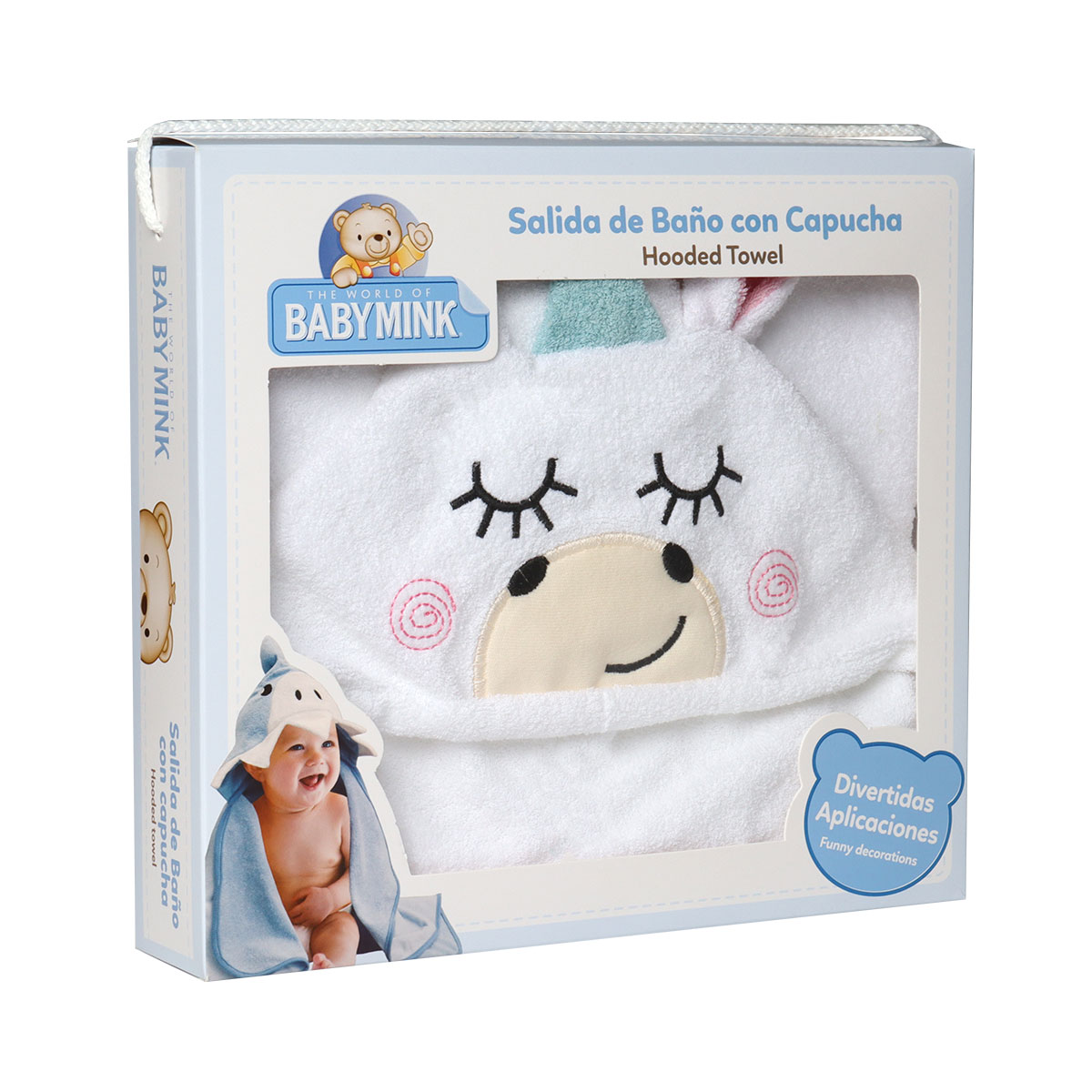 Salida de Ba&ntilde;o Unicornio Baby Mink image number null