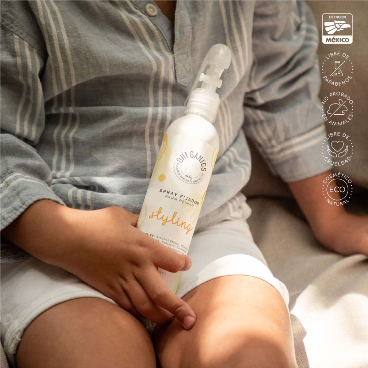 Spray Fijador Para Cabello 250 Ml Oh! Ganics image number null