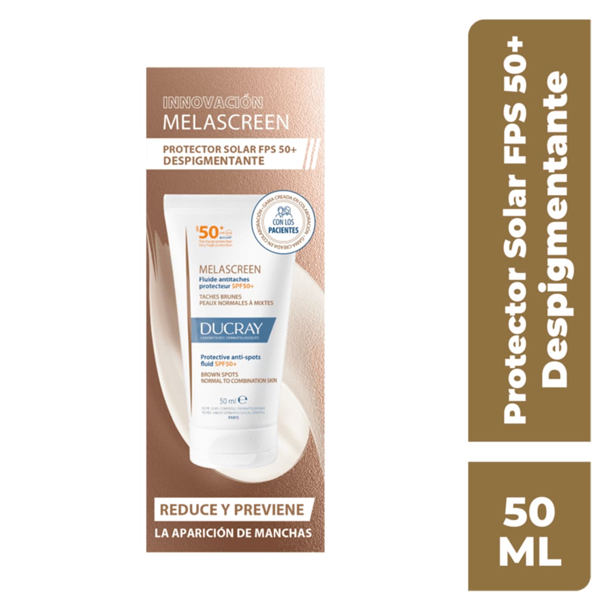 Ducray Melascreen Fluido Protecci&oacute;n Solar FPS 50+ 50 ml image number null