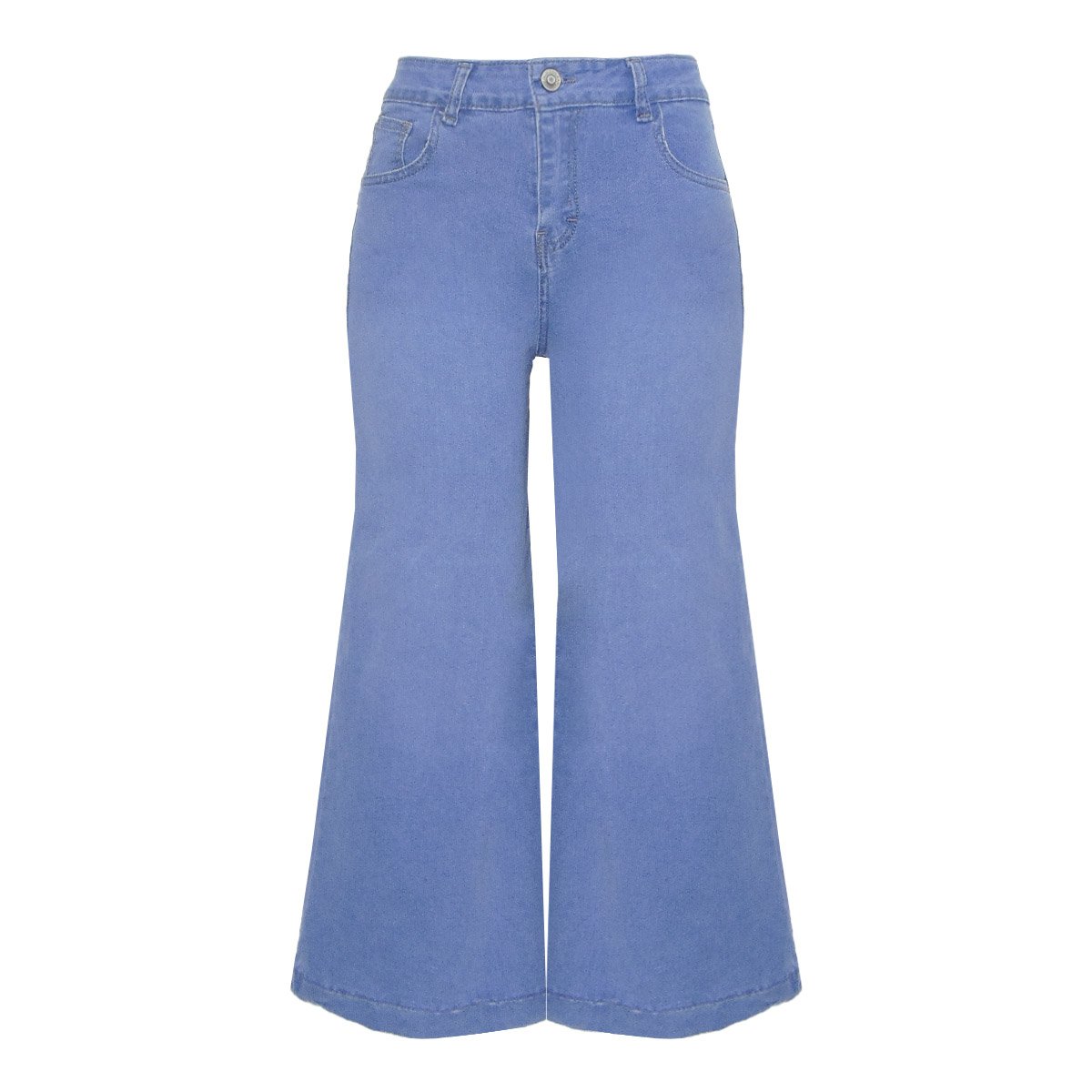 Jeans Corte Wide Leg Cropped Beronna Jeans para Mujer Petite image number null