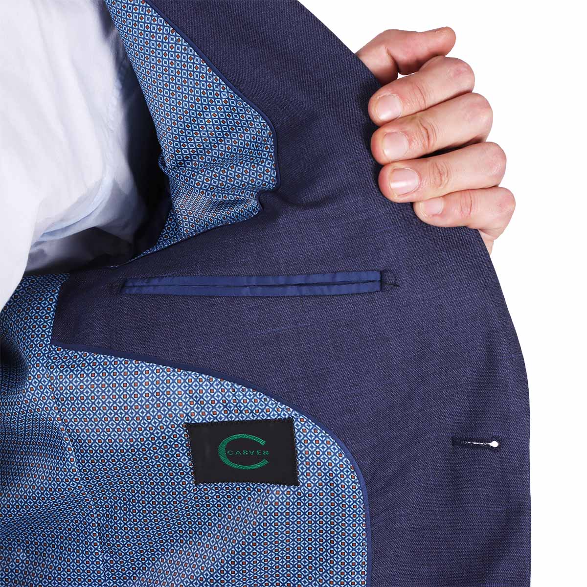 Traje Moderno Fit Elegante 2 Piezas Carven para Hombre image number null