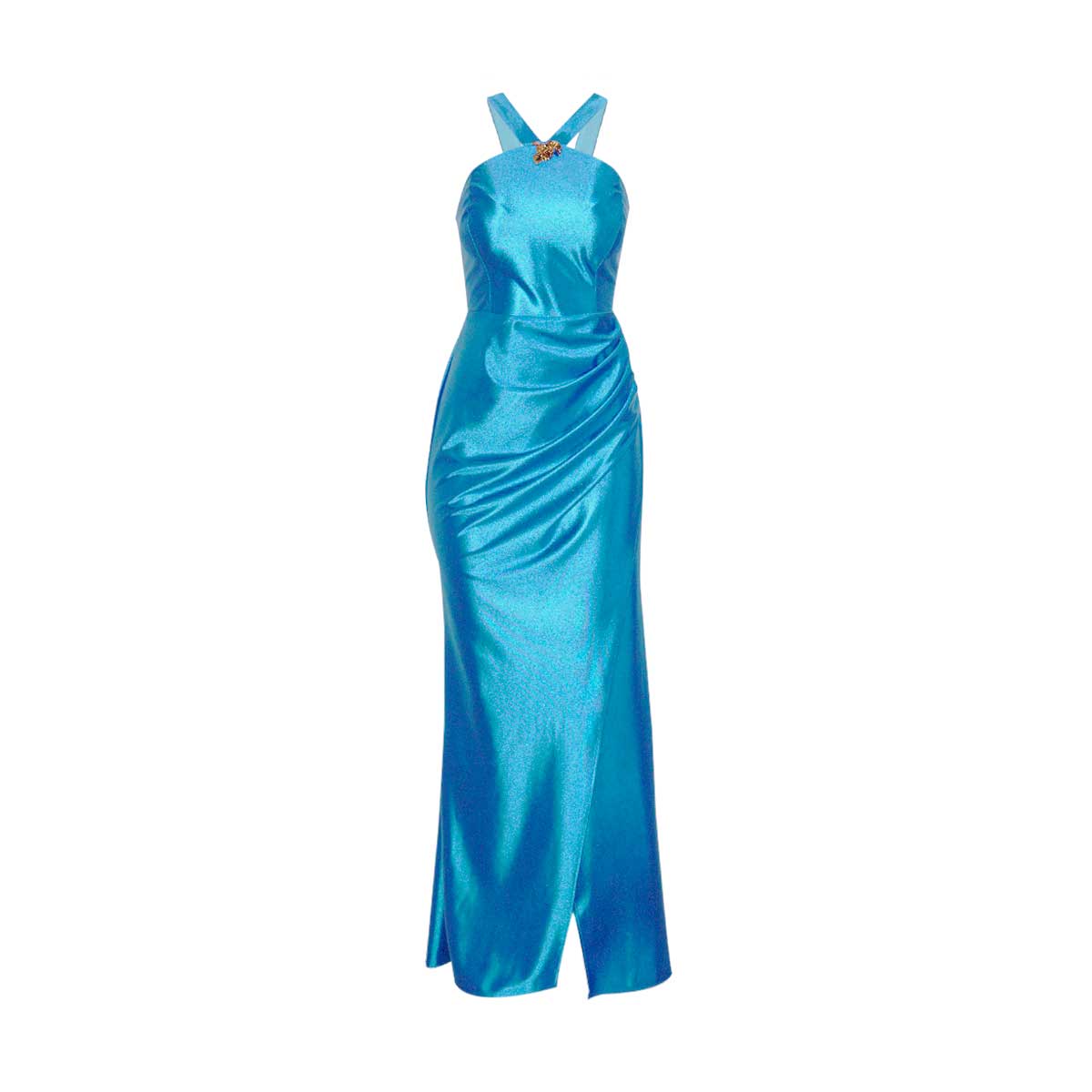 Vestido Falda Drapeada Philosophy Jr Nights Para Mujer image number null