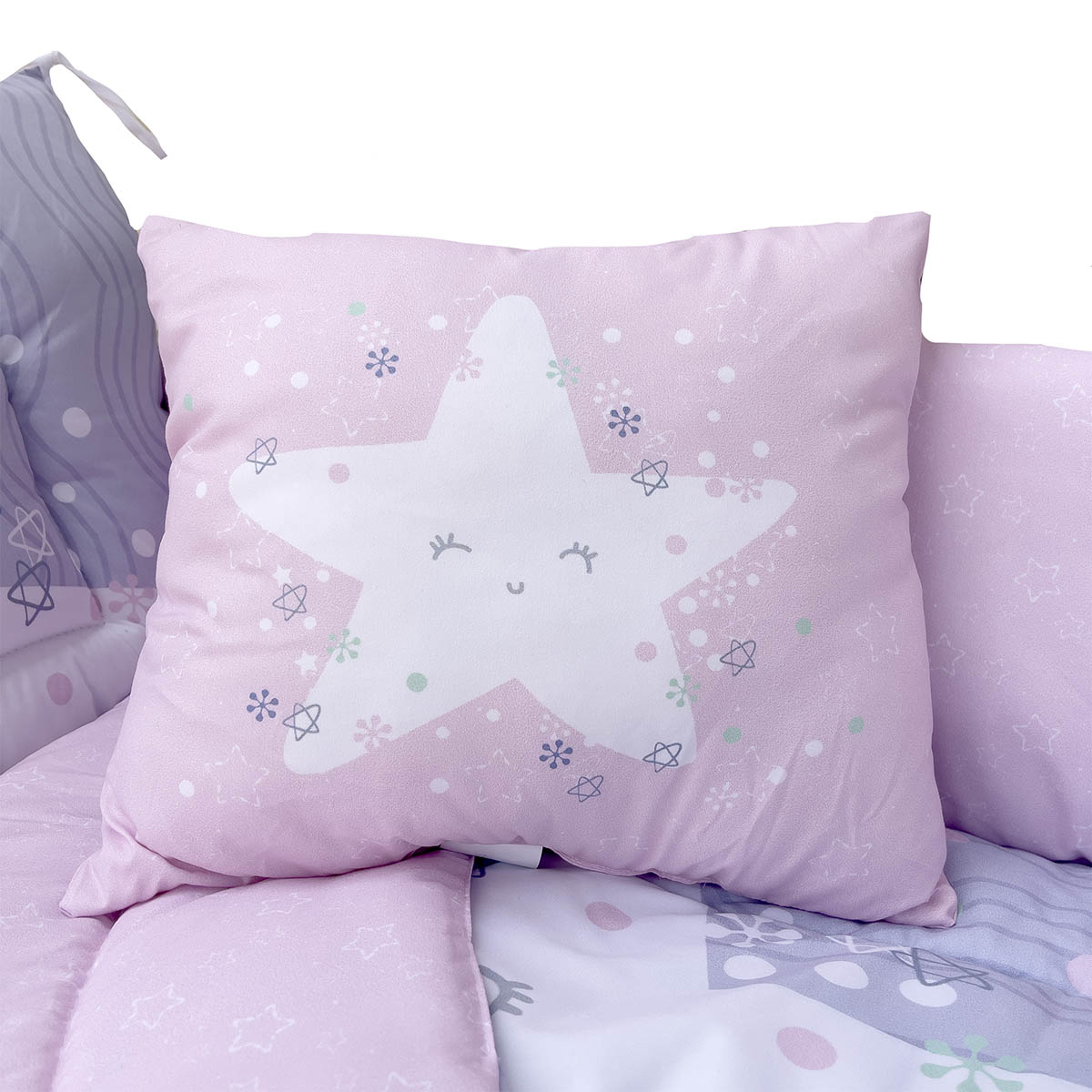Juego de Cuna Estrella 70x100 Polo One By Inbed Color Rosa image number null