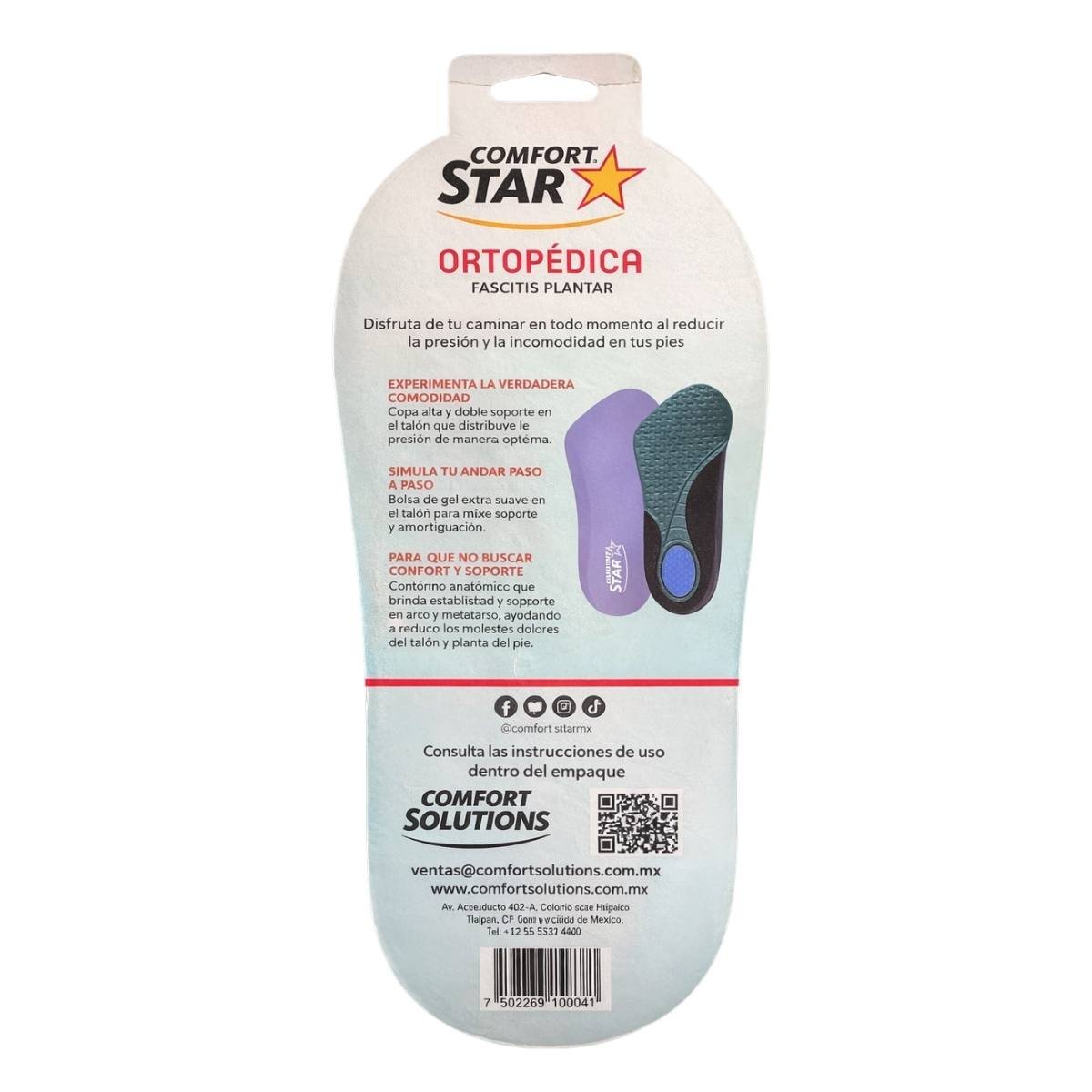 Media plantilla para hombre Comfort Star image number null