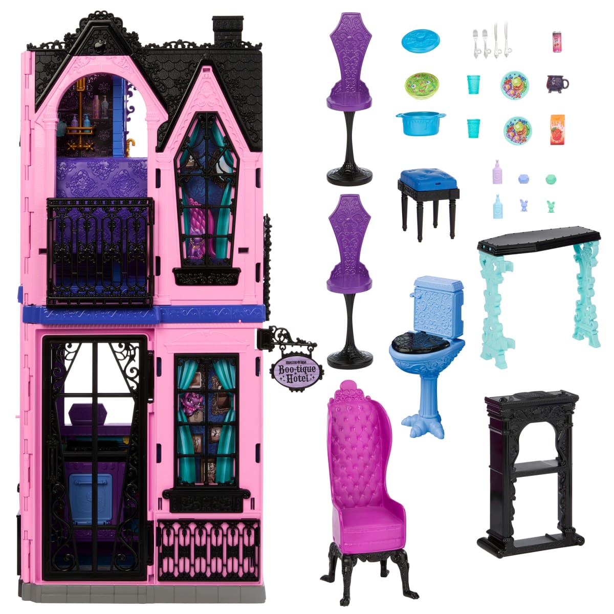 Monster High Casa De Mu Ecas Hotel Boo Tique Mattel image number null