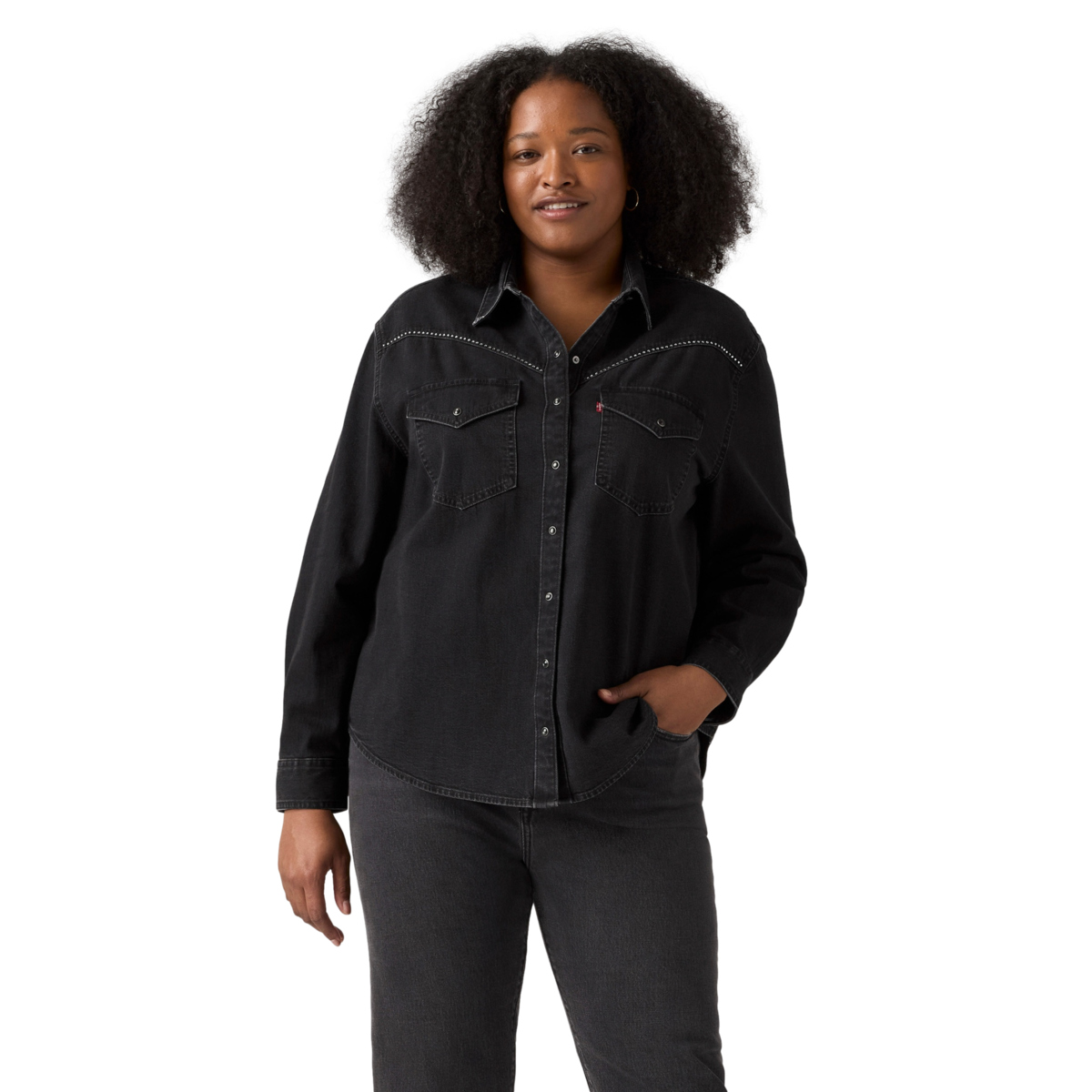 Levi&rsquo;s&reg; Camisa Sawyer Western Para Mujer Curvy image number null
