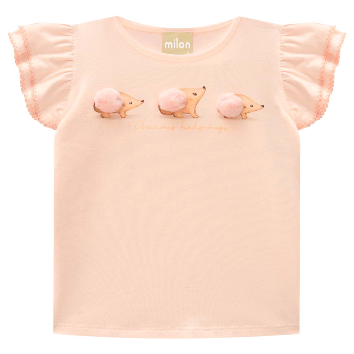 Blusa Erizo Manga Corta Milon para Beb&eacute; Ni&ntilde;a image number null