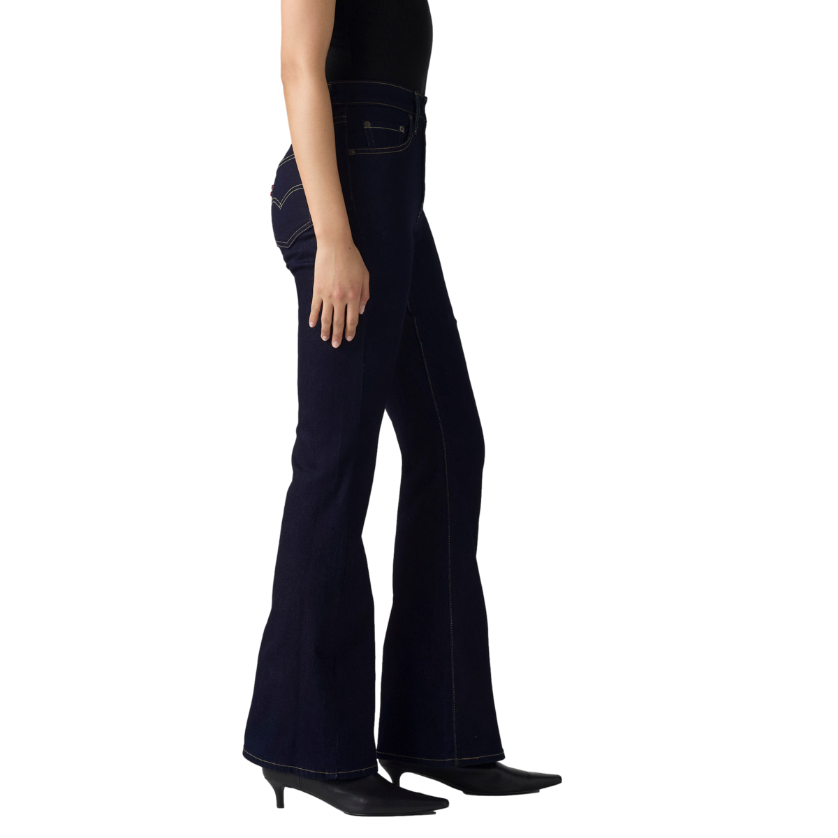 Jeans 726&reg; High-Rise Flare Levi&rsquo;s&reg; para Mujer image number null