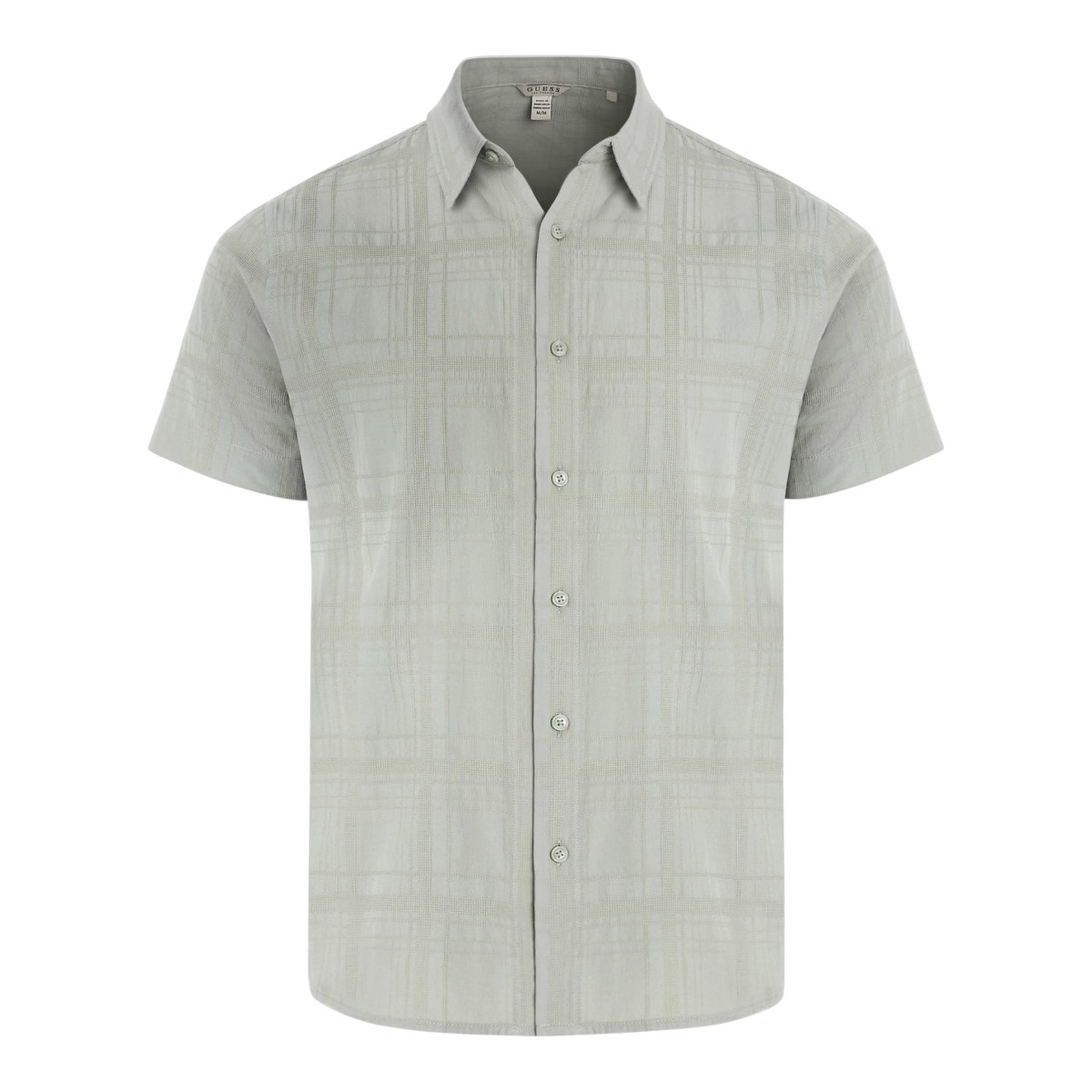Camisa Regular Fit Guess Factory Manga Corta para Hombre image number null