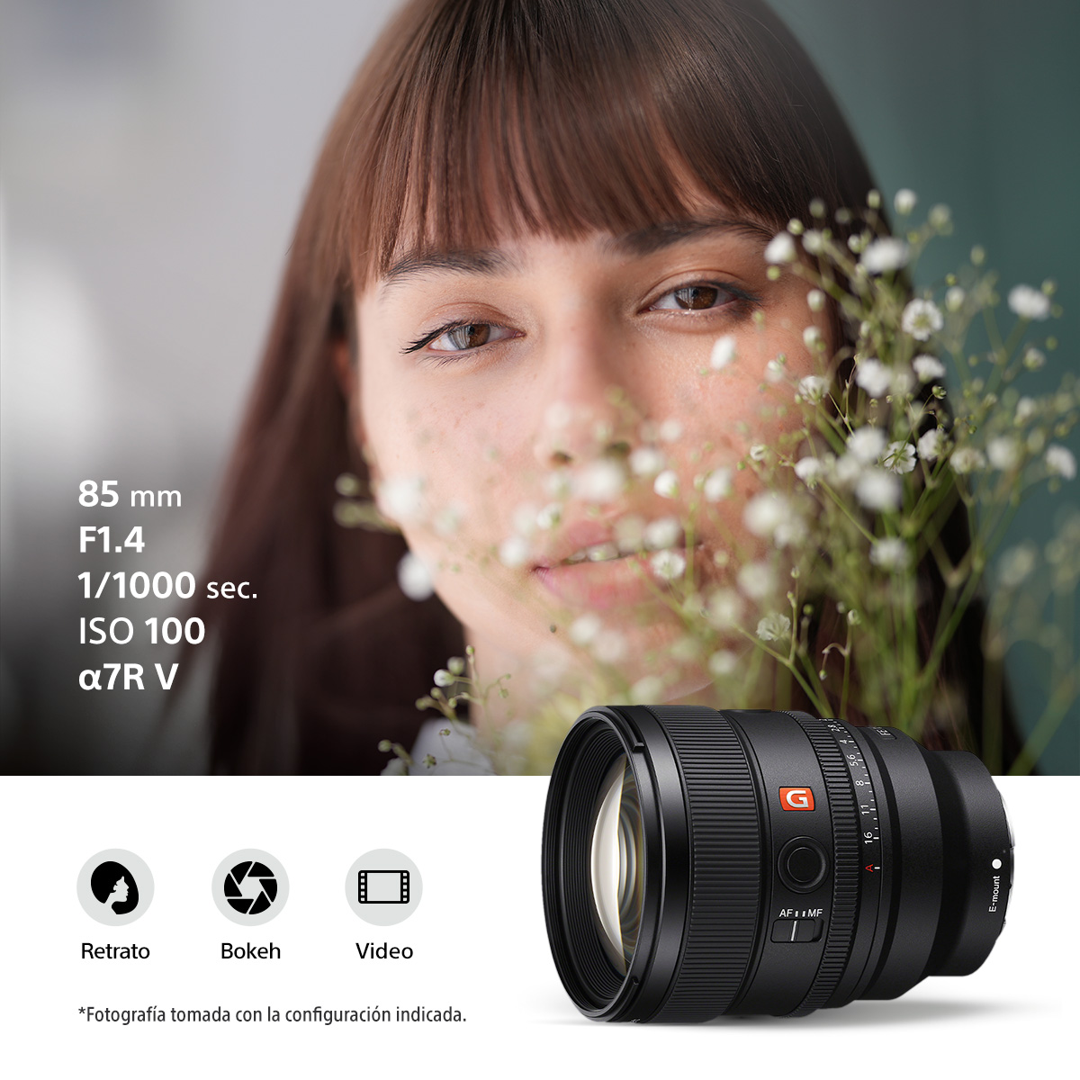 Lente Sony Fe 85 Mm F1.4 Gm Ii image number null