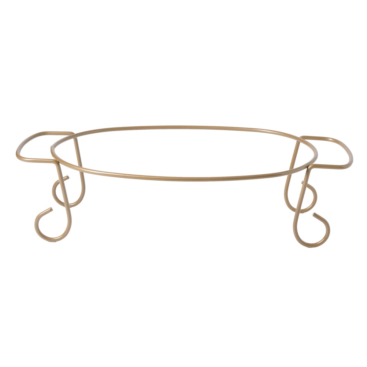 CAZUELA CERAMICA BLANCA REJILLA METAL image number null