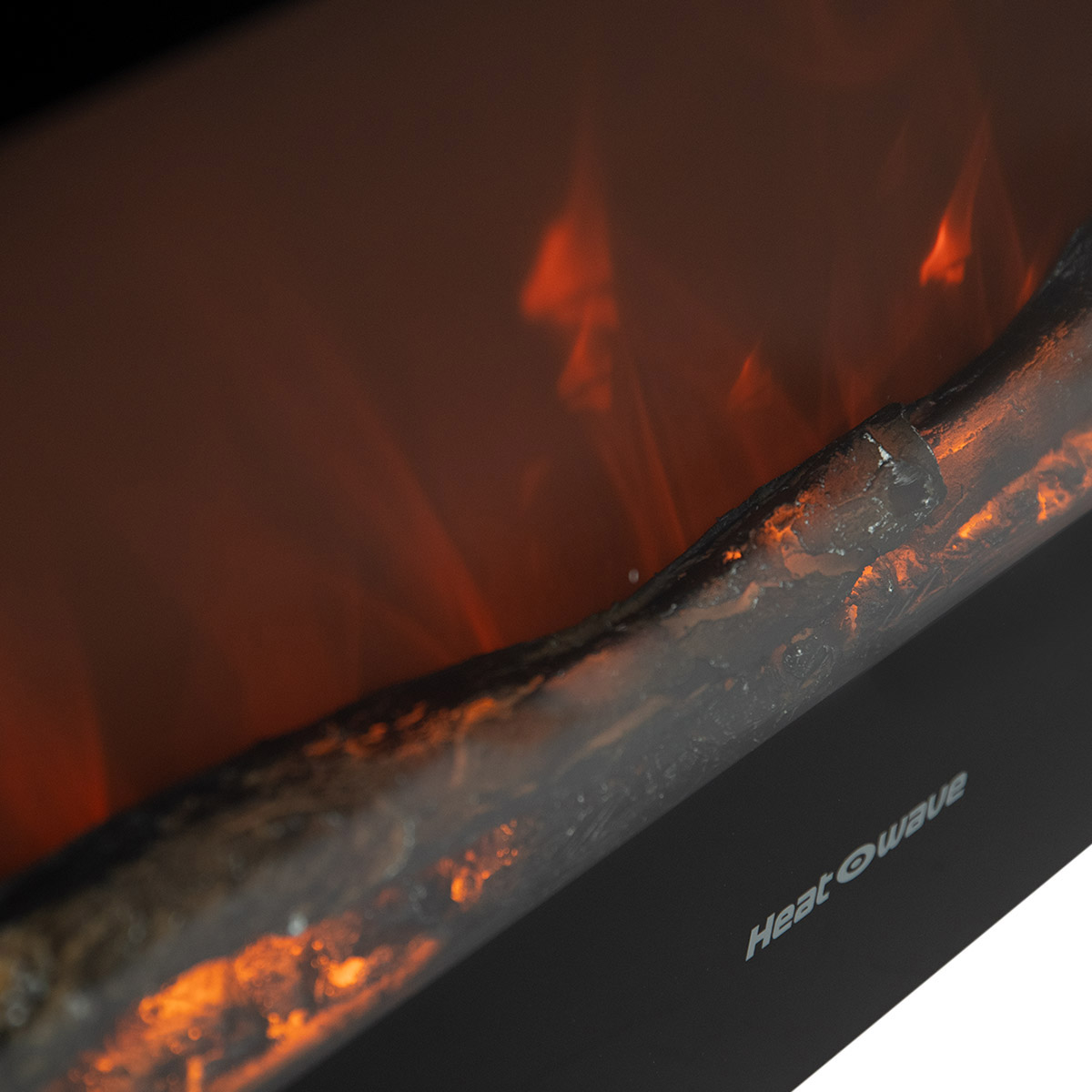 Calefactor Negro Tipo Chimenea Heat Wave Para Interior image number null