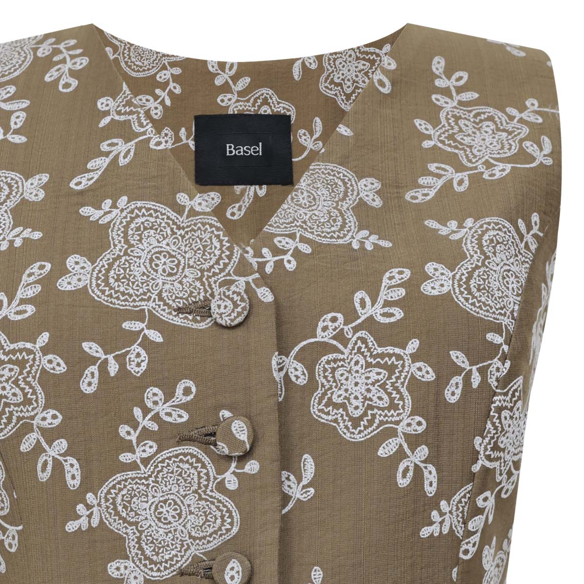 Chaleco sastre de estampado floral para Mujer BASEL image number null