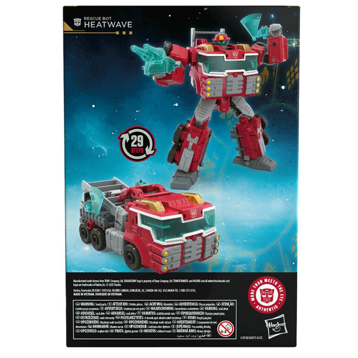 Transformers Figura de Acci&oacute;n Age of the Primes Voyager Rescue Bot Heatwave image number null