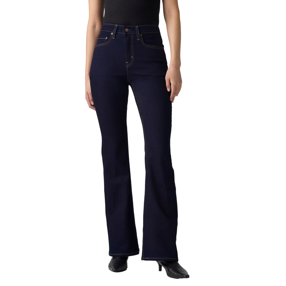 Jeans 726&reg; High-Rise Flare Levi&rsquo;s&reg; para Mujer image number null