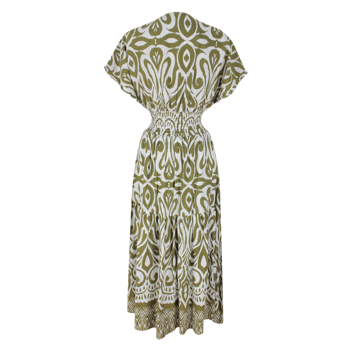 Vestido largo estampado 'ikat' para Mujer Petite JUST BY BASEL image number null