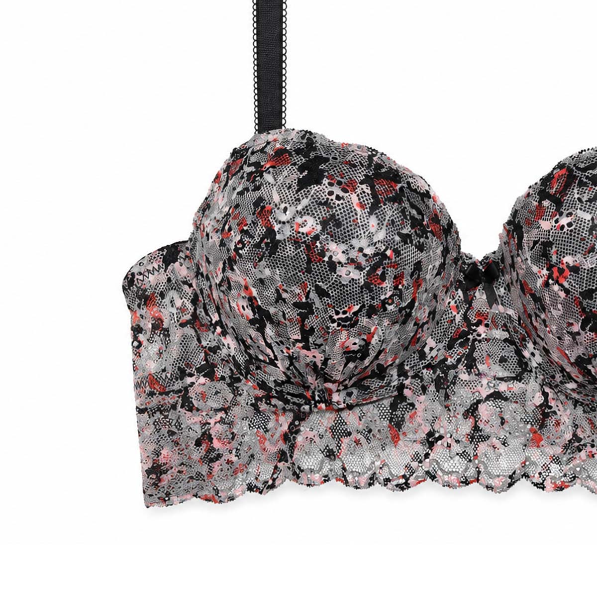 Brasier Bustier Encaje Estampado Vicky Form Para Mujer image number null