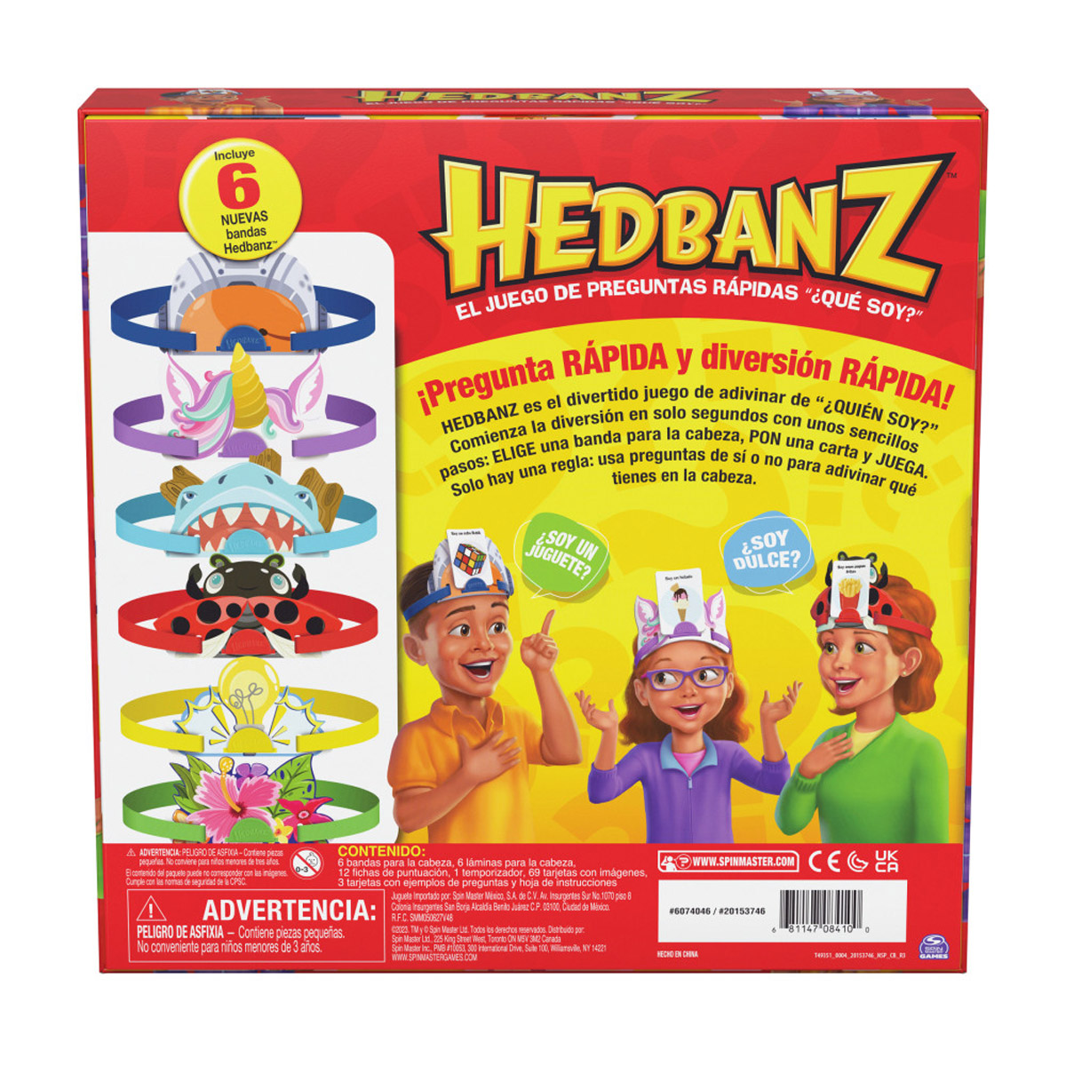 Juego de Mesa Hedbanz Familia image number null