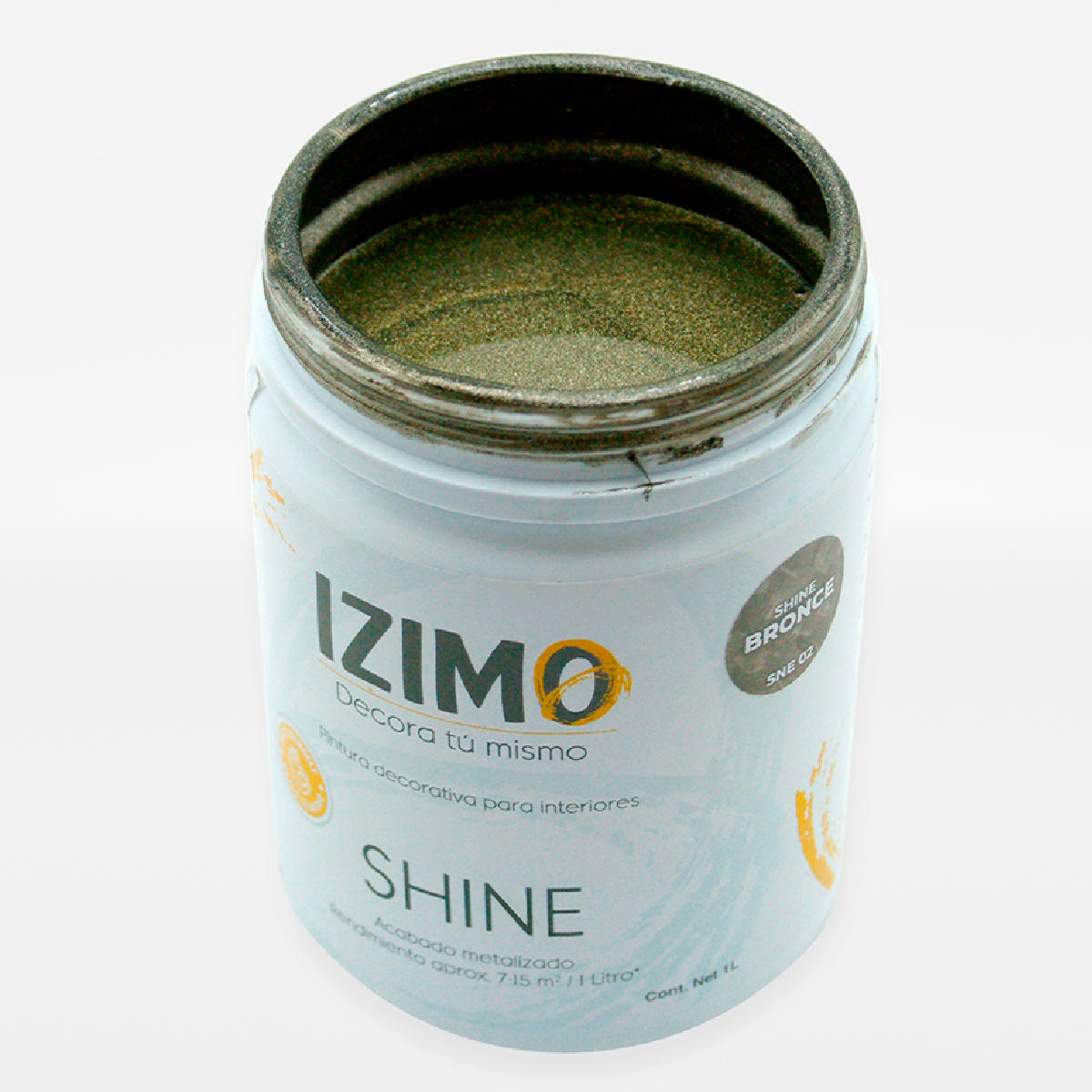 Pintura Texturizada Shine Bronce IZIMO image number null
