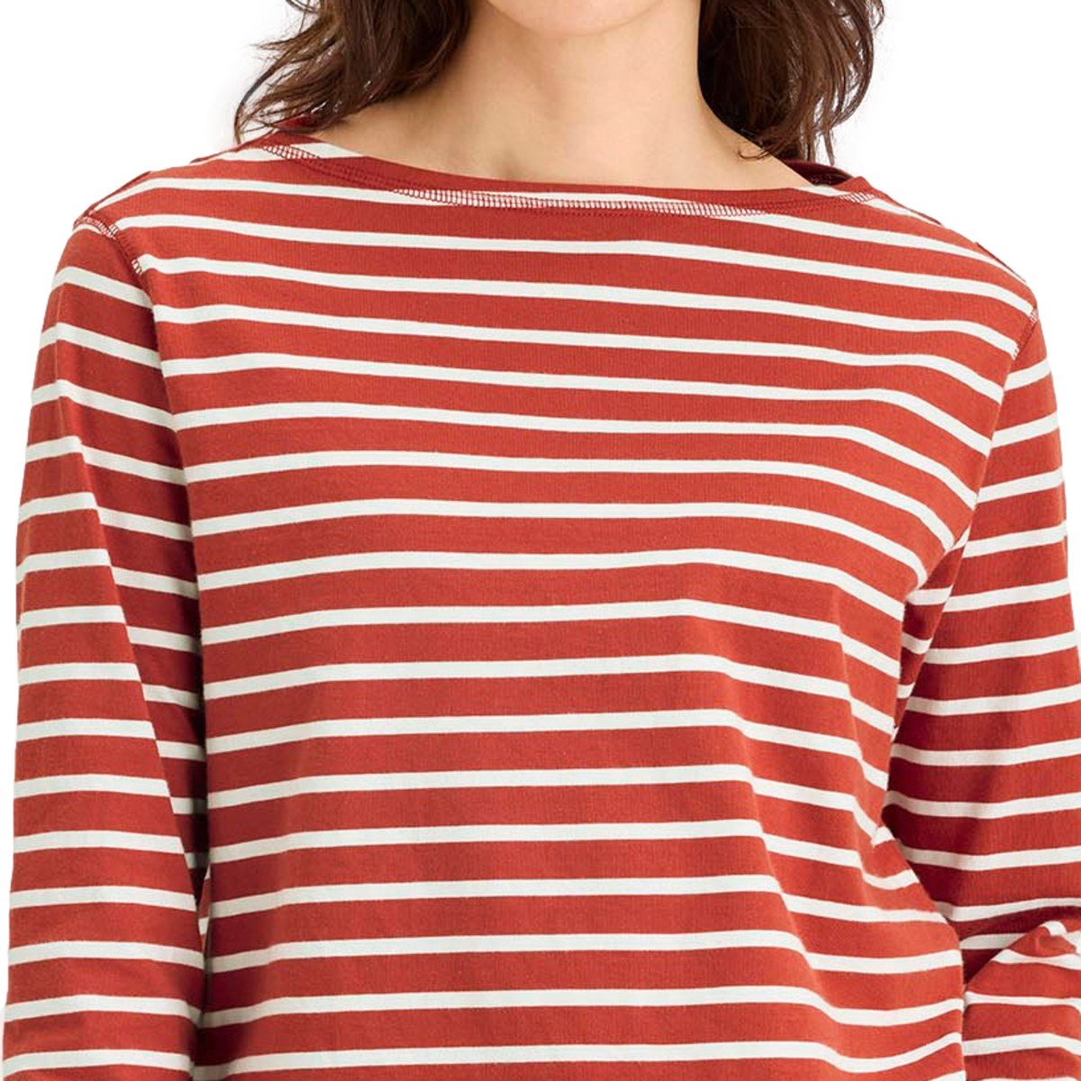 Playera Manga Larga Boatneck Tee Dockers Para Mujer Junior image number null