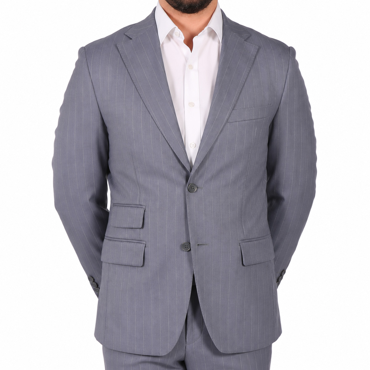 Saco Rayas Finas De LMENTAL para Hombre image number null