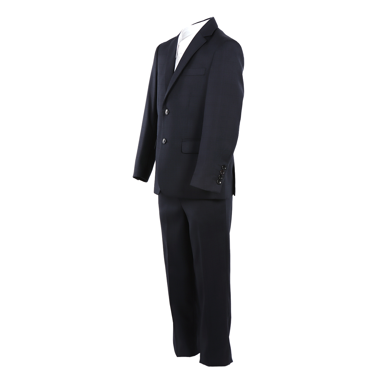 Traje Bruno Magnani Negro a Cuadros para Ni&ntilde;o image number null