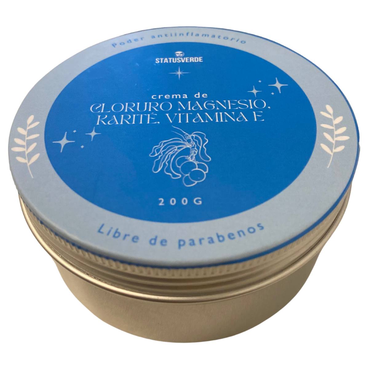 Crema De Cloruro De Magnesio, Retinol Y Vitamina E De 200 G image number null