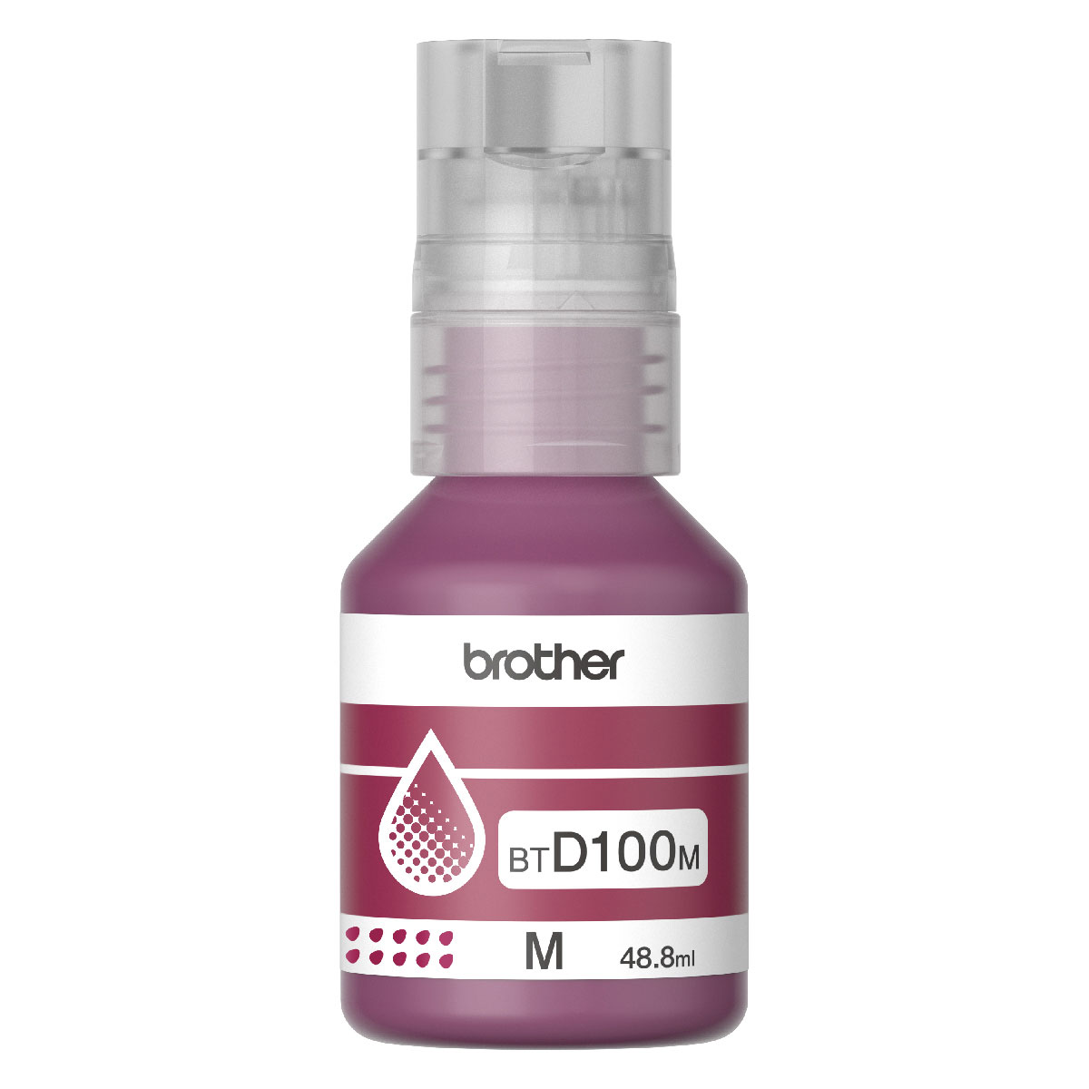 Botella de tinta de color magenta de ultra alto rendimiento BTD100M image number null