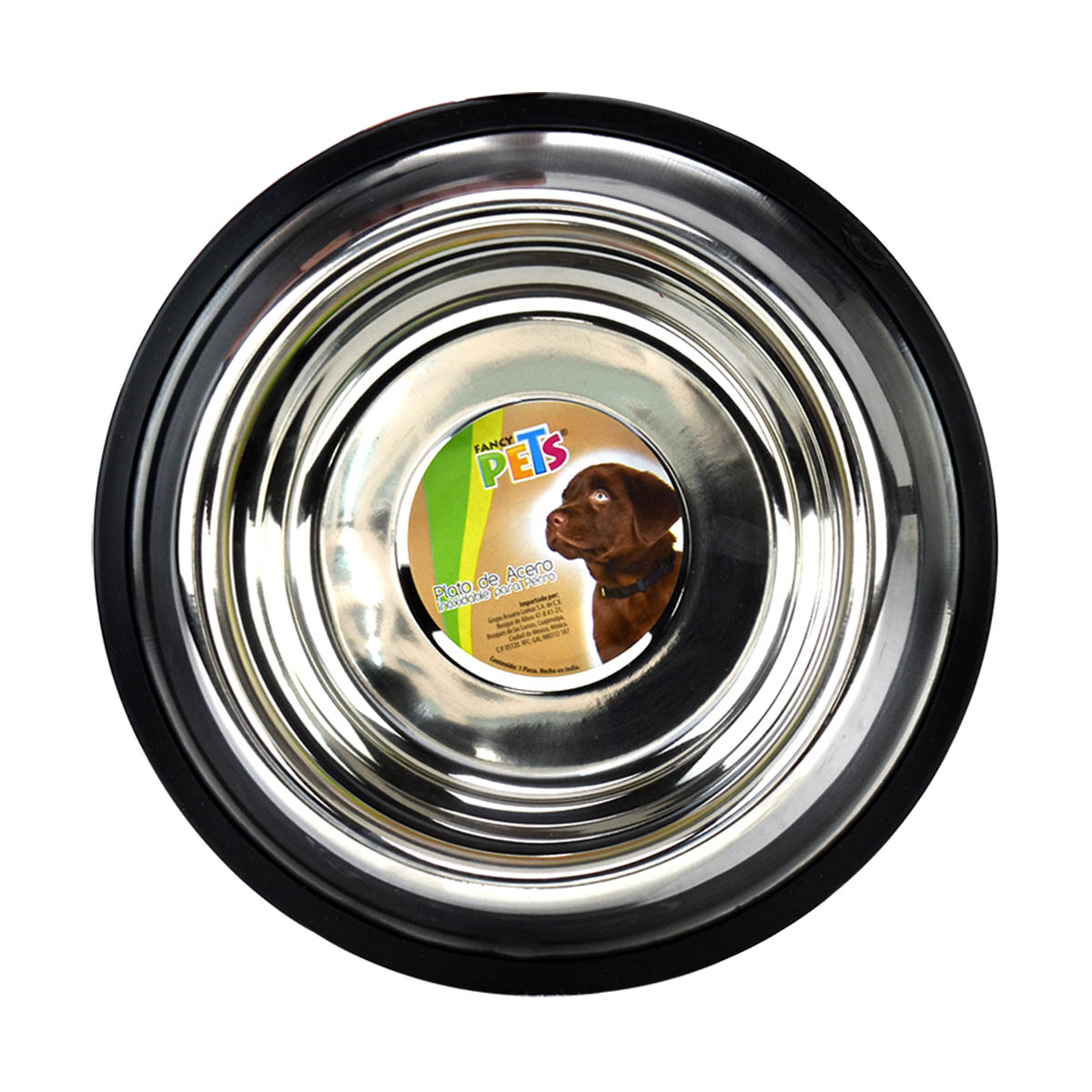 Plato De Acero P/Perro (24 Oz) Acuario Lomas image number null