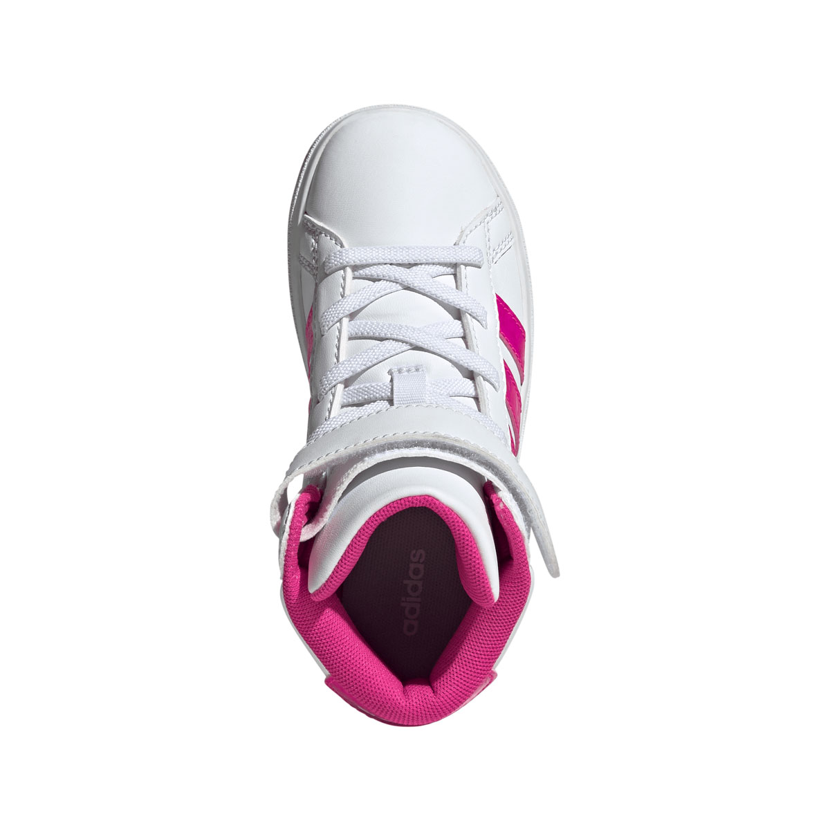 Tenis Bota Grand Court Velcro 19-26 Blanco Adidas image number null
