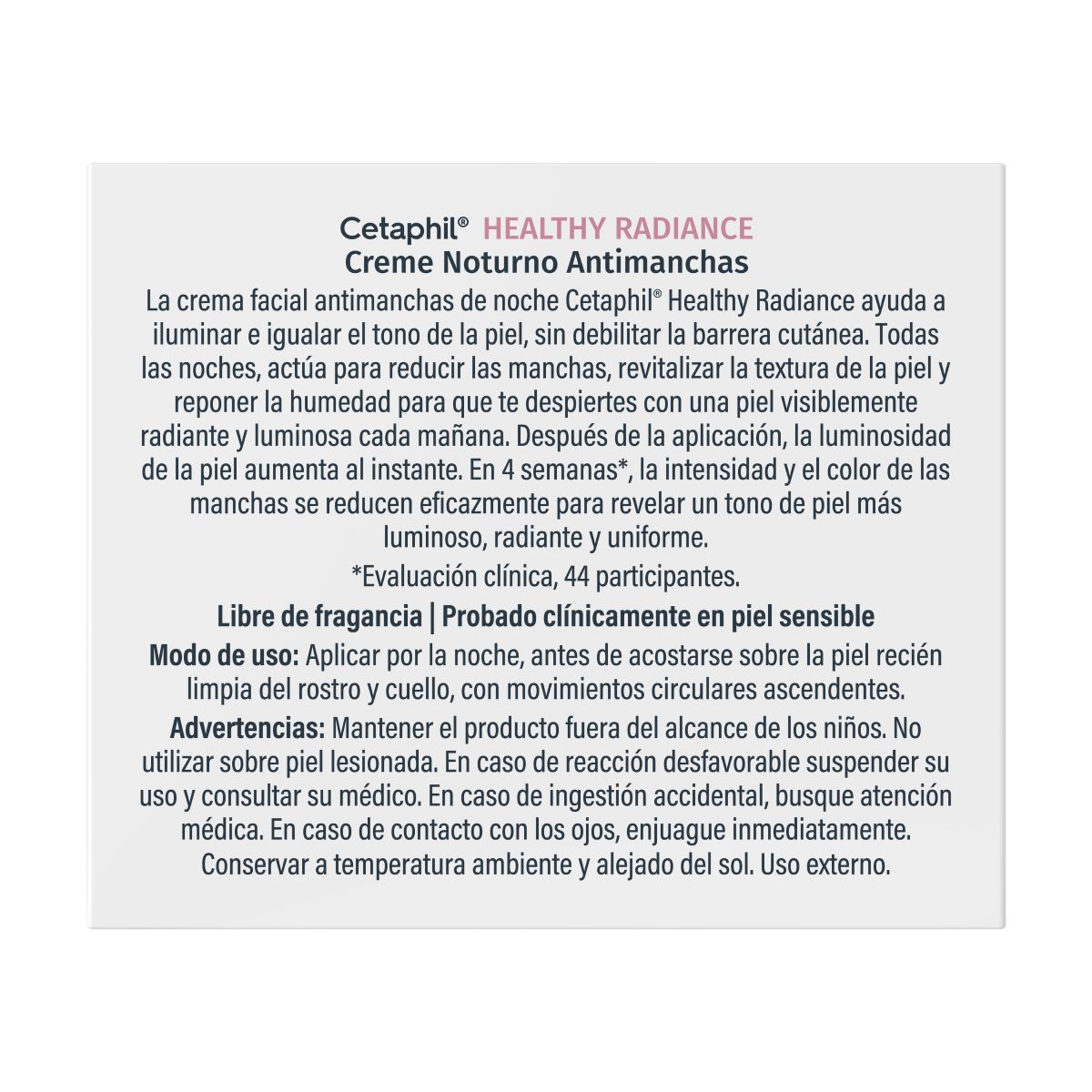 Cetaphil Crema Nocturna Antimanchas image number null