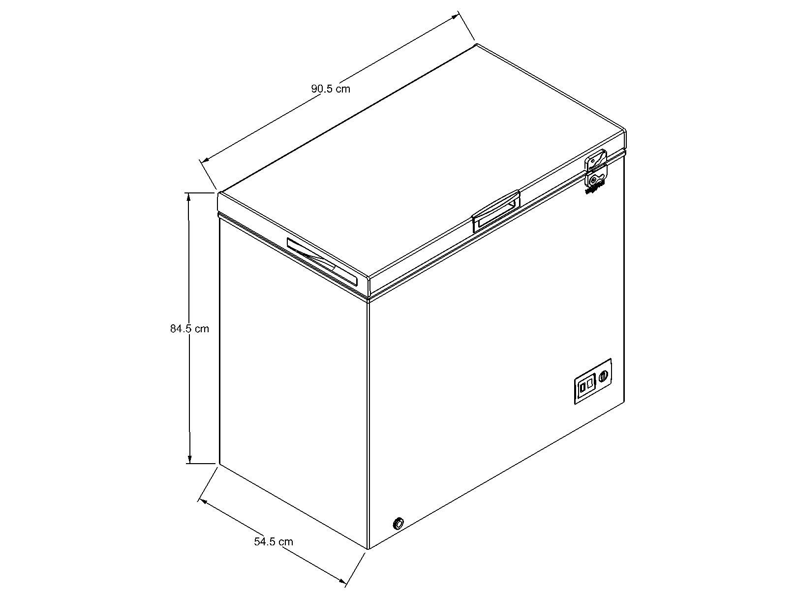 Congelador Horizontal Comercial 7 Cu Ft / 198 L Whirlpool image number null