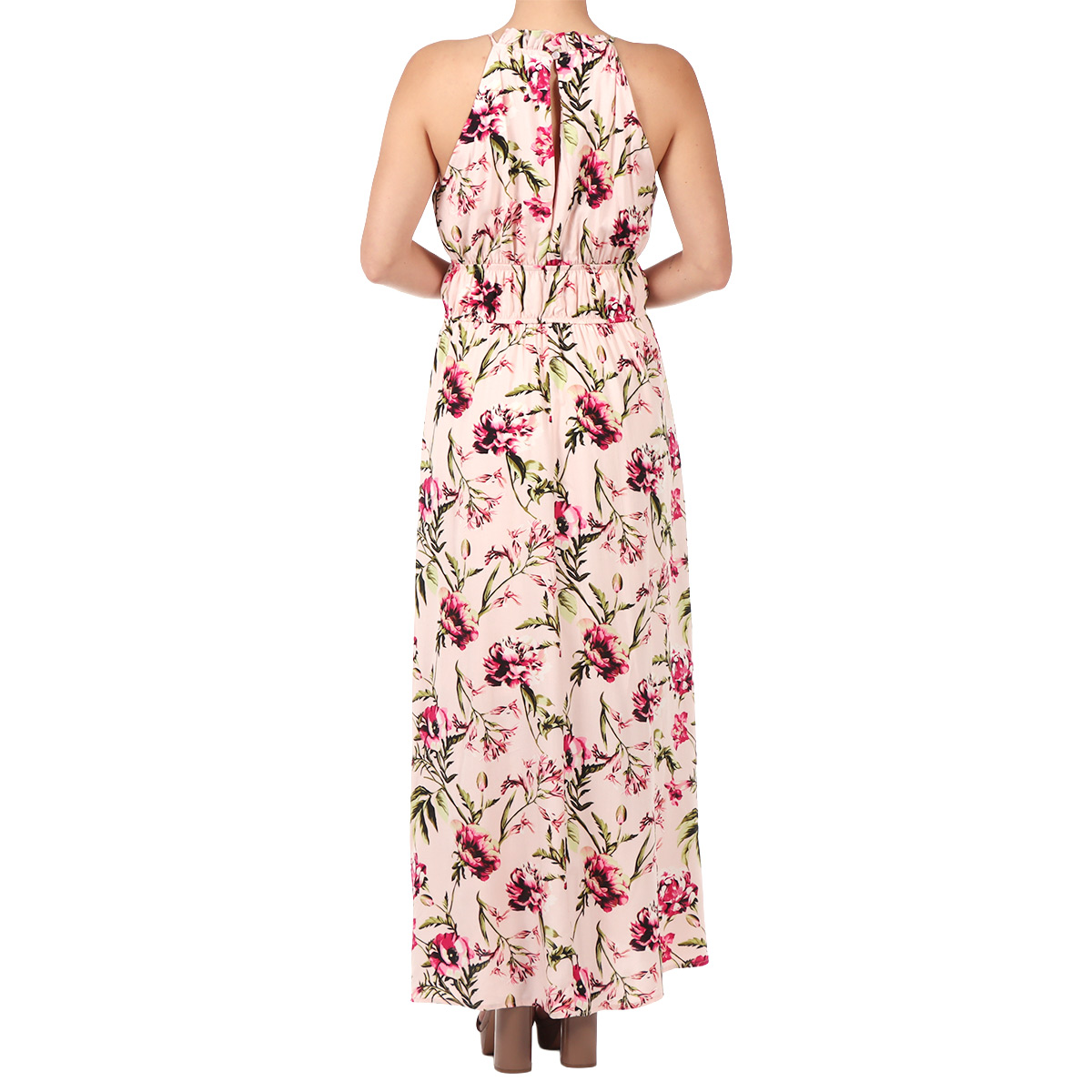Vestido Halter Floral Maxi Studio Si para Mujer image number null