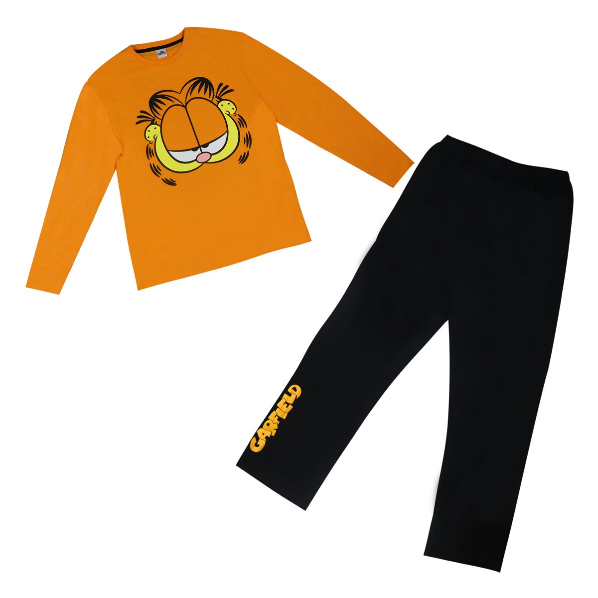 Pijama de Playera y Pantal&oacute;n con Dise&ntilde;o Garfield para Hombre image number null