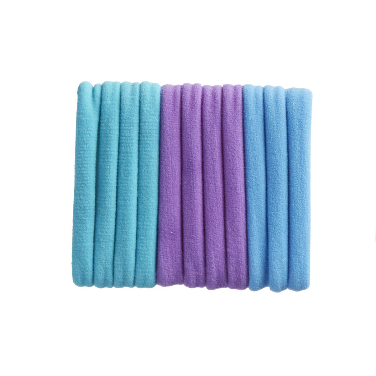 Ligas Elasticas Chemestry Azul Y Morado 12 Pzs Scunci image number null