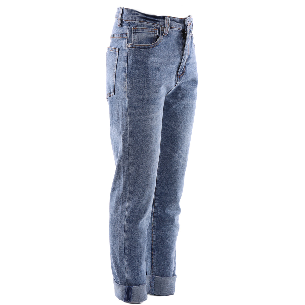 Jeans Azul Corte Recto Mezclilla Fukka para Ni&ntilde;o image number null