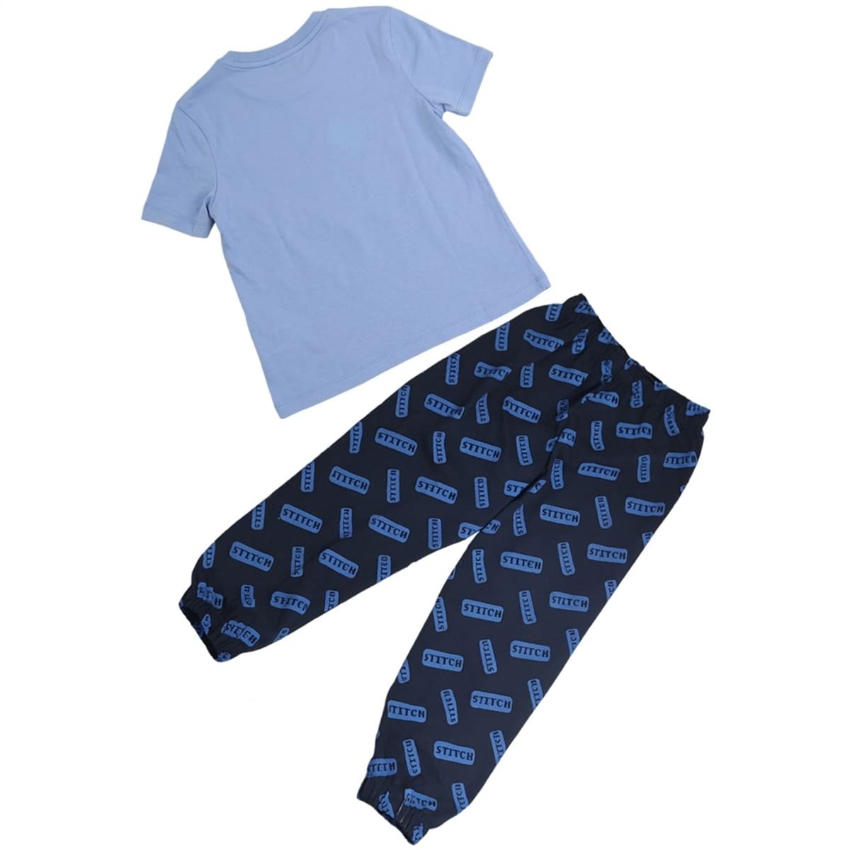 Pijama de Playera Manga Corta y Pantal&oacute;n con Dise&ntilde;o Stitch Disney para Ni&ntilde;o image number null