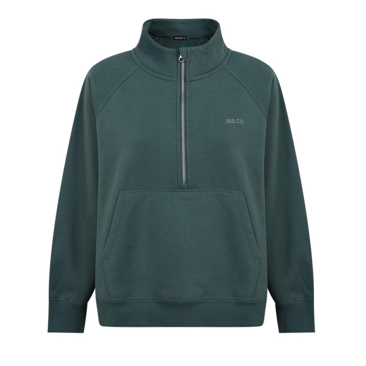 Sudadera Medio Cierre Jeanious Para Mujer Curvy image number null