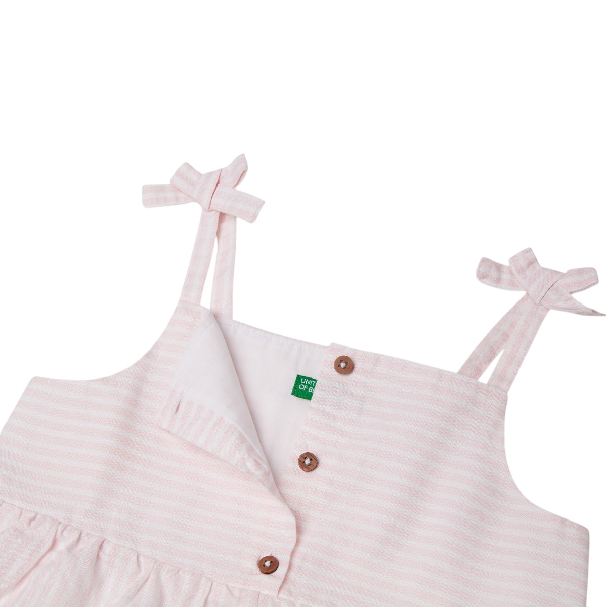 Vestido de Tirantes Benetton con Estampado Rayas para Ni&ntilde;a image number null