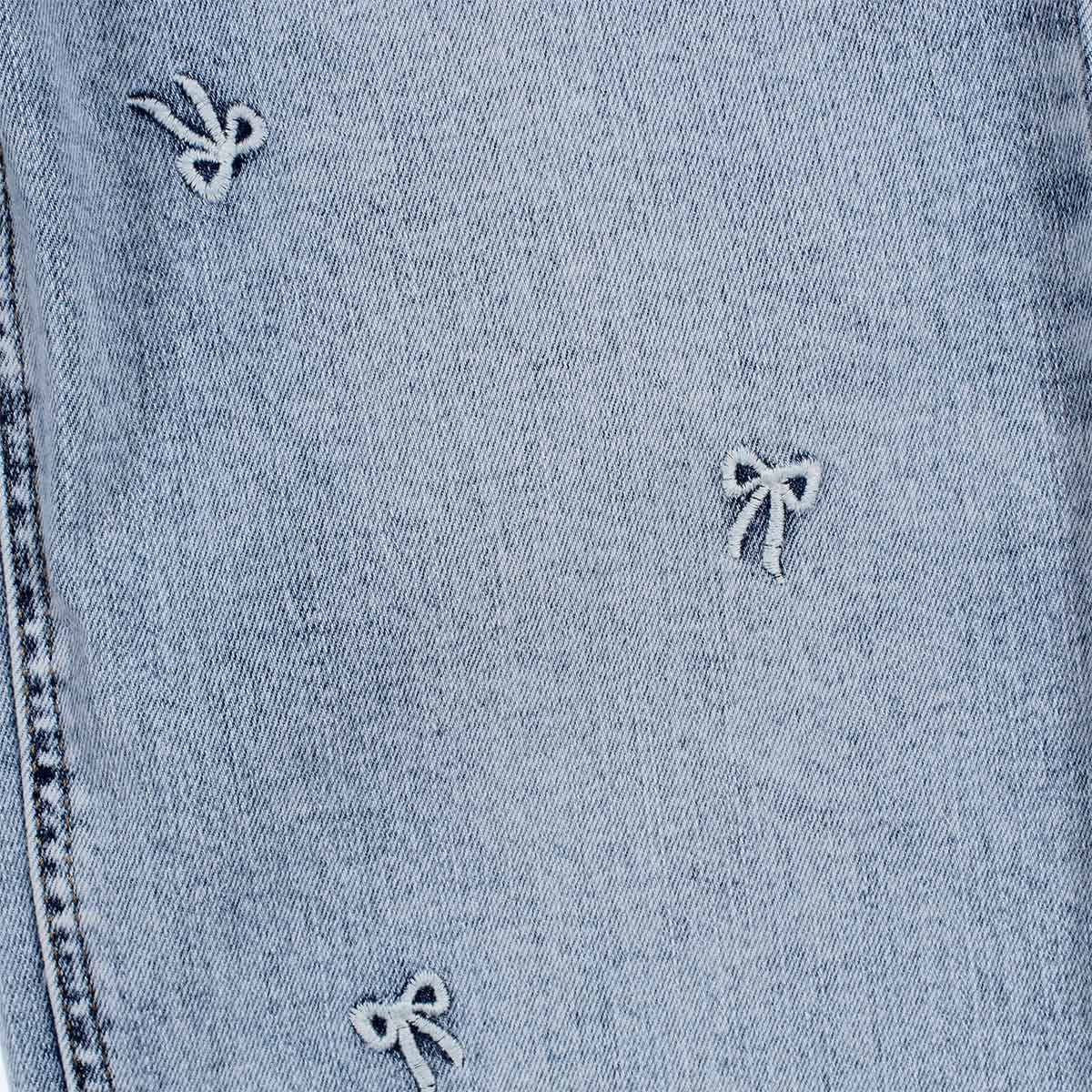 Jeans Mezclilla Bordada Mo&ntilde;os Jeanious para Ni&ntilde;a image number null