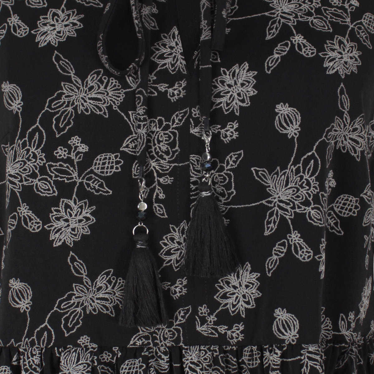 Blusa estampado mini floral para Mujer Petite JUST BY BASEL image number null