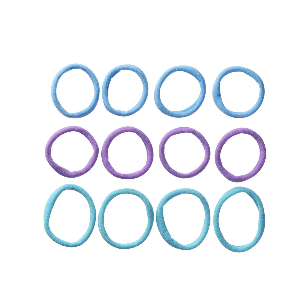 Ligas Elasticas Chemestry Azul Y Morado 12 Pzs Scunci image number null