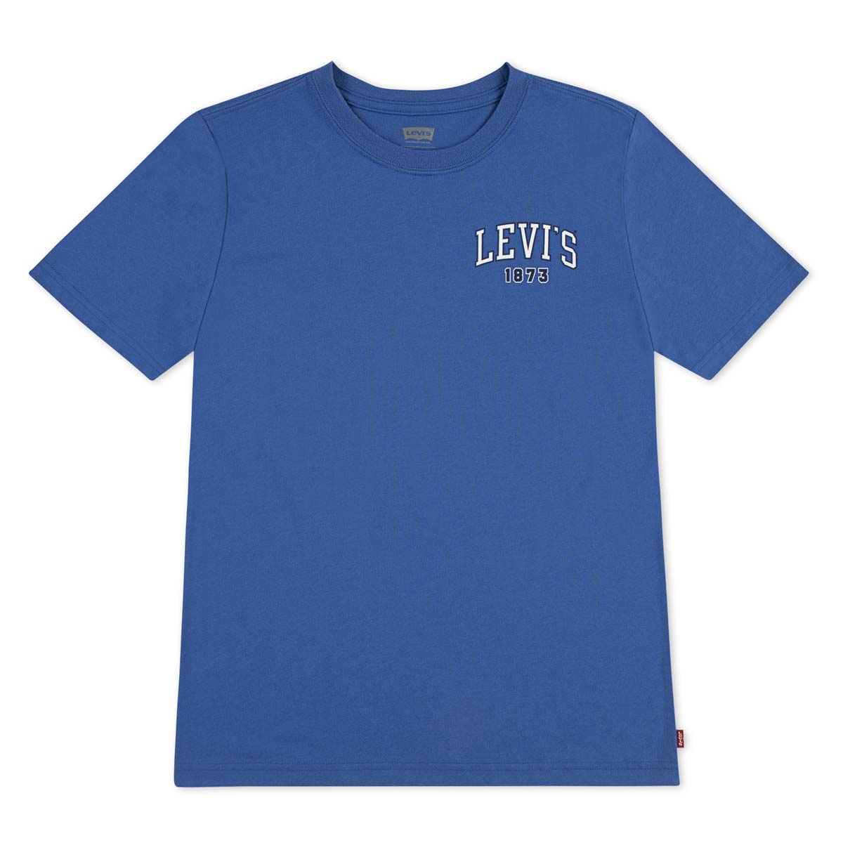 Playera Manga Corta Azul Lisa Levi's para Ni&ntilde;o image number null