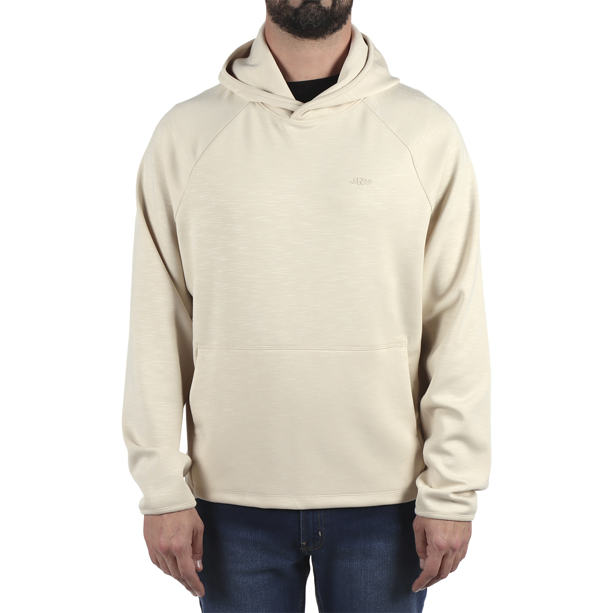 Sudadera Capucha Fija Mangas Rangl&aacute;n Jeanious para Hombre image number null
