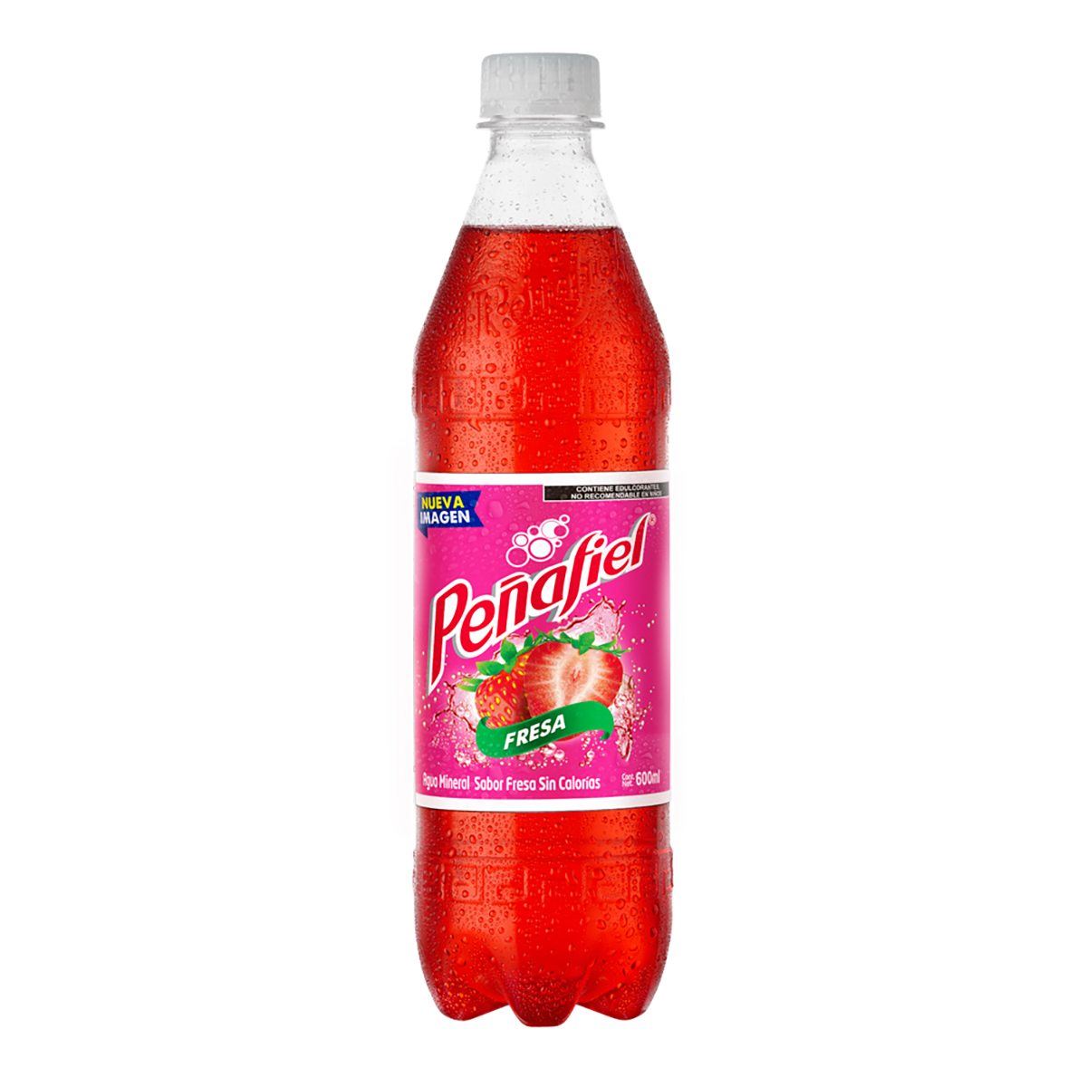 Agua Mineral Pe&ntilde;afiel Fresa 600 ml image number null