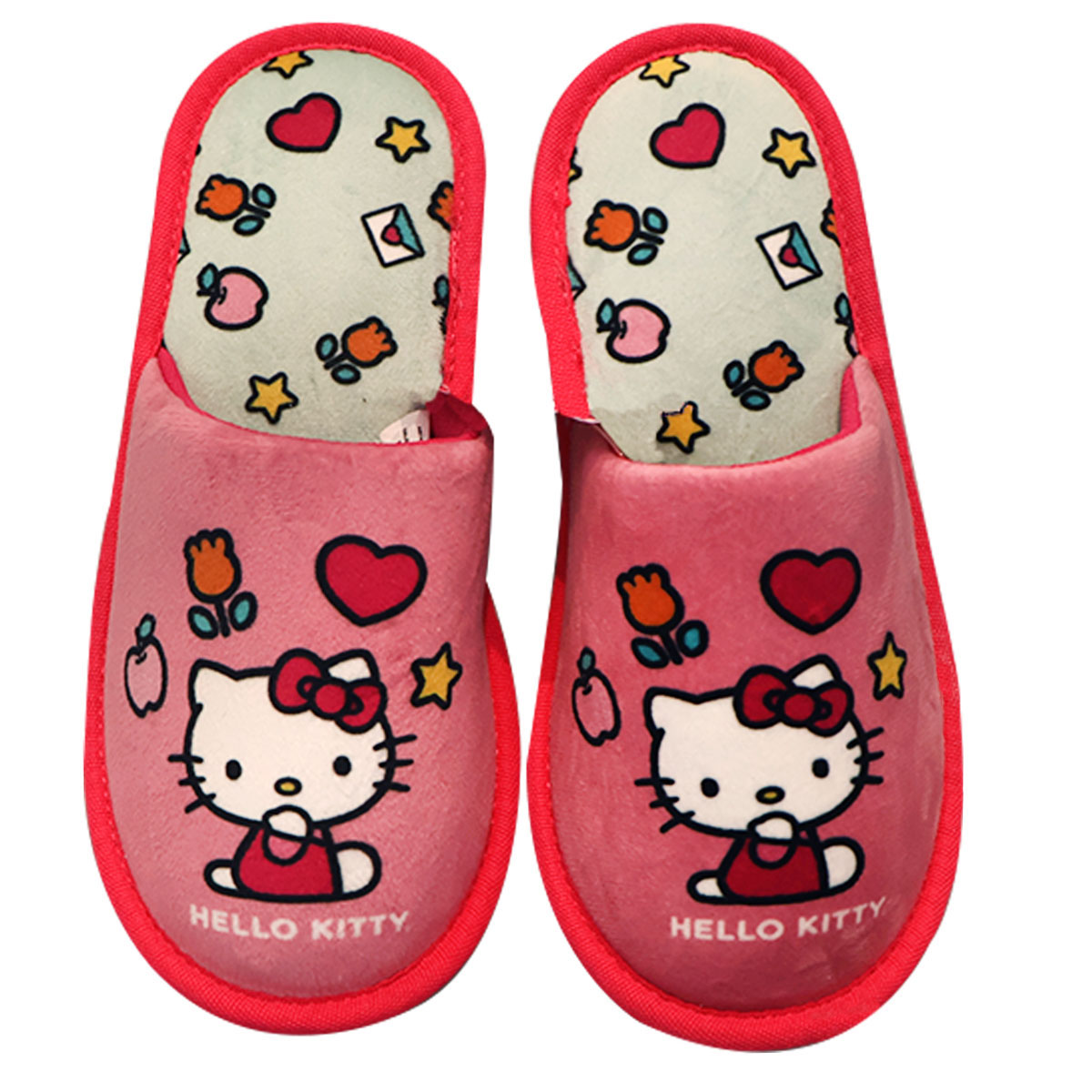 Pantufla con Dise&ntilde;o Personajes Hello Kitty Rosa para Ni&ntilde;a image number null