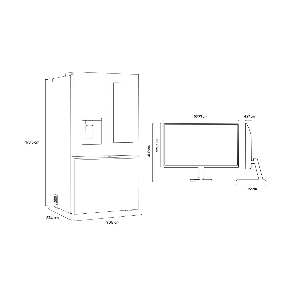 REFRIGERADOR LG BUNDLE PTA FRAN GM89SXP.240511SB-B image number null